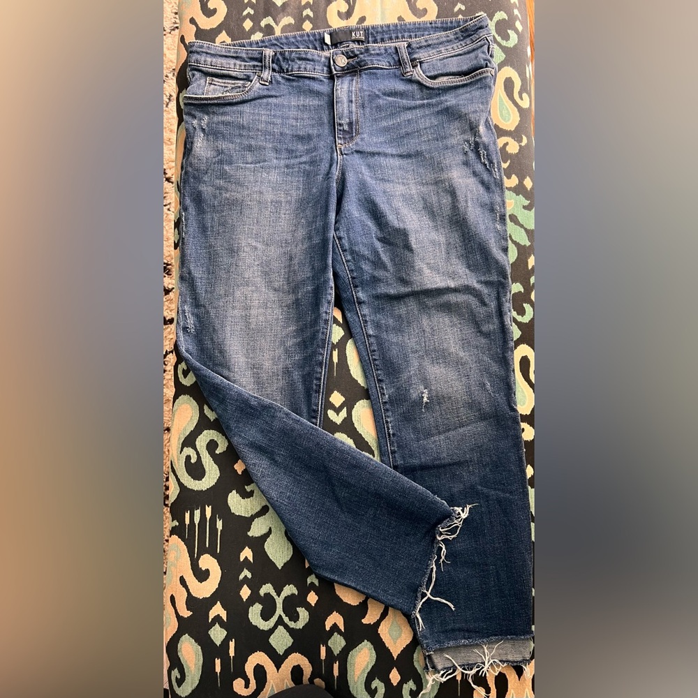Kut From The Kloth Jeans Ankle Straight Leg